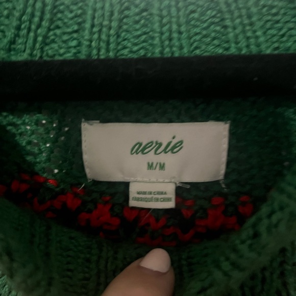 Aerie Fair Isle Yoke Ski Sweater - Picture 3 of 4